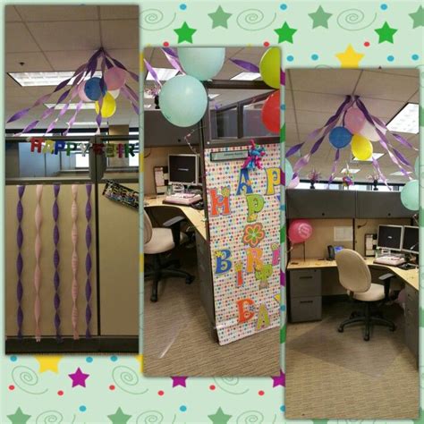 Office Cubicle Birthday Decorations Cubicle Birthday Decorations