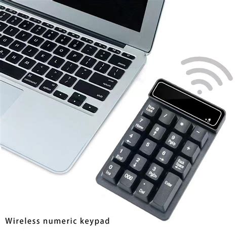 19 Keys Mechanical Feel Wireless Numeric Keypad Keyboard Mini Number
