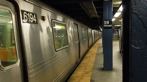 Satsunny today with a high of 75 °f (23.9 °c) and a low of 46 °f (7.8 °c). IND Eighth Avenue Line: Brooklyn-bound R46 C Train@59th ...