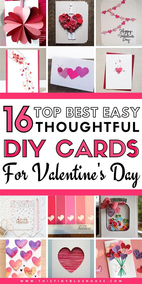 16 Beyond Adorable Diy Valentines Day Card Ideas This Tiny Blue House