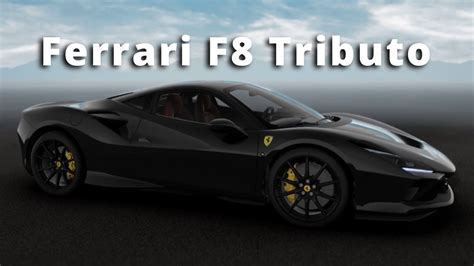Ferrari F8 Tributo Nero Daytona Walkaround Youtube