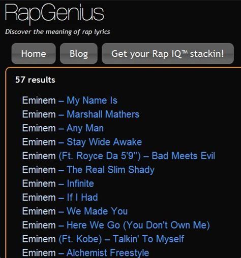 Rapgenius Check Rap Song Meanings Online