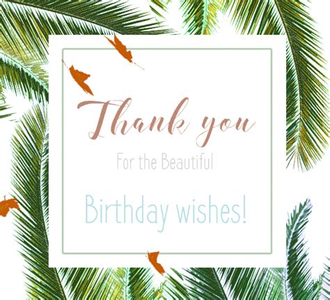 Thank you cards there are so many reasons to say thank you, and our unique thank you cards give you nearly 26,000 ways to say it with style. Frame Thank You For Birthday Wishes. Free Birthday Thank You eCards | 123 Greetings