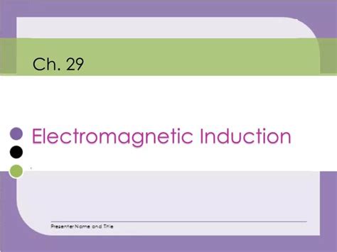 Ppt Electromagnetic Induction Powerpoint Presentation Free Download Id2182647