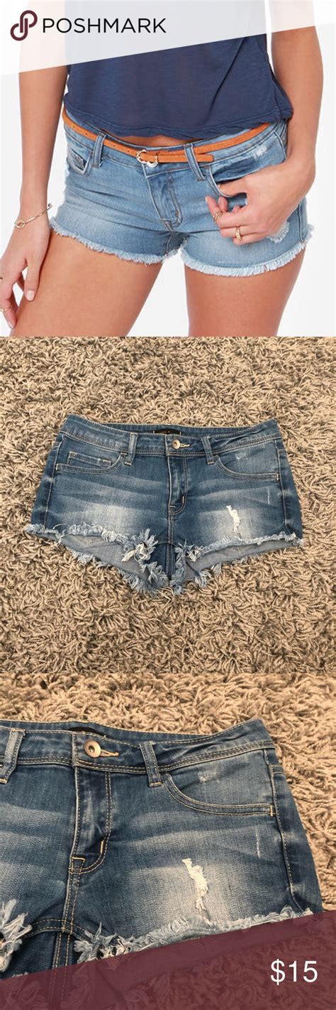 Lulus Klinque B Denim Shorts Denim Shorts Lulu Shorts Shorts