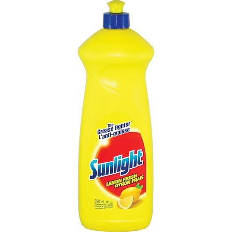 Sunlight Dish Soap Liquid Original Lemon Fresh 950 Ml