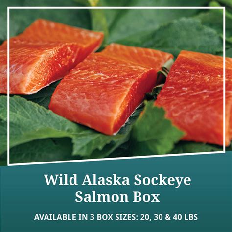 Wild Alaska Sockeye Salmon Box Alaskans Own