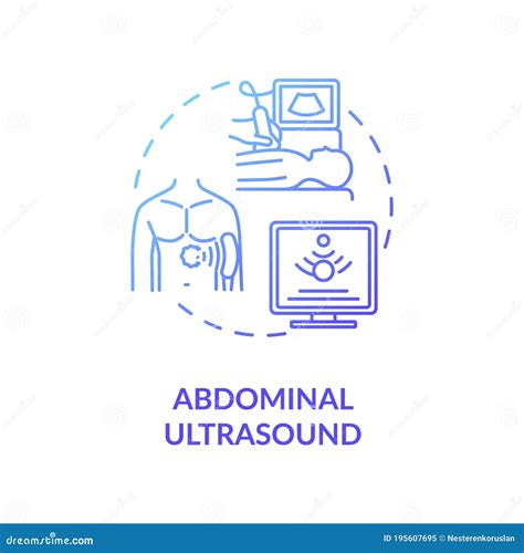Abdominal Ultrasound Concept Vector Endoscopy Healthcare Technology