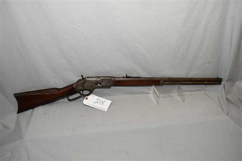 Winchester Model 1873 3 Rd Model 38 Cal Lever Action Rifle W 24