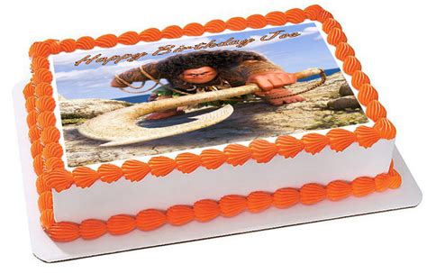 Moana 4 Maui Edible Birthday Cake Topper