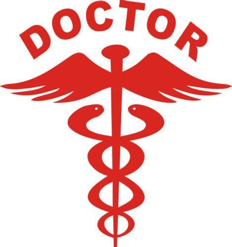 Buy Marvellous Doctor Symbol Decal Sticker Vinyl 50x47 Cm Red Online At Low Prices In India