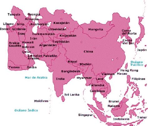 Mapa Mudo De Asia Paises Y Capitales Images Hot Sex Picture