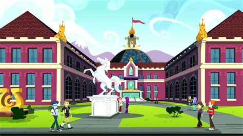 Imagen Students Walking Outside Canterlot High School Ss10png My