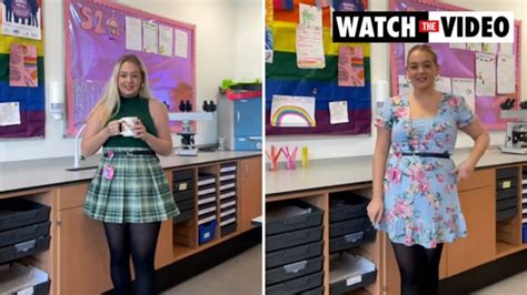 Uk Teacher Blasted Over Inappropriate Work Outfits In Tiktok Video News Com Au Australias