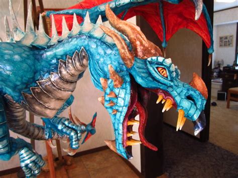 The cast recently started filming, as seen in official character. Paper Mache Dragon Sculpture | Make: