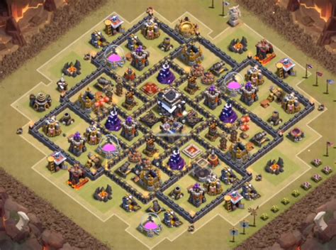 Clash of clans | coc th9 war base best town hall 9 war base defense with air sweeper & dark spell factory. Best TH9 War Base Anti Everything, Anti 2 star - Cocbases