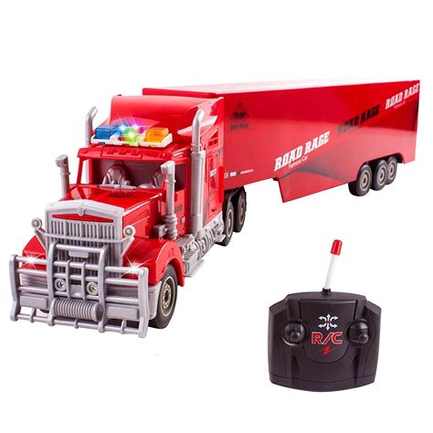 Buy Toy Semi Truck Trailer 60cm Electric Hauler Remote Control Rc