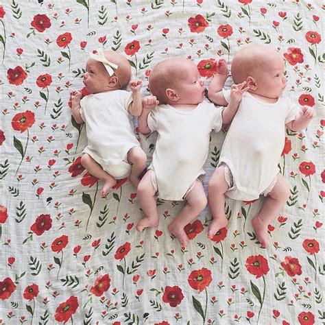 Triplets Littleunicorn Triplet Babies Triplets