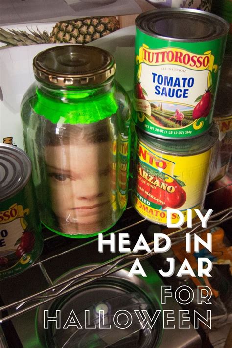 How To Put A Head In A Jar For Halloween Head In A Jar Halloween