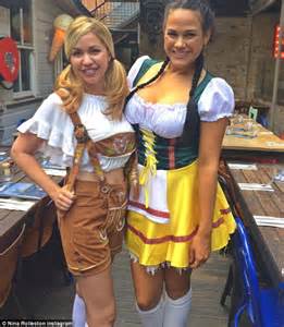 The Bachelors Nina Rolleston Rings In Oktoberfest In A Sexy Bavarian
