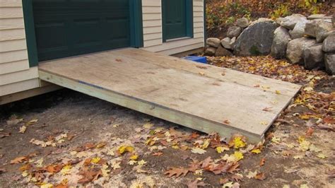 Adding Ramp To Storage Shed Is Fairly Easy Diy Project Shed Ramp