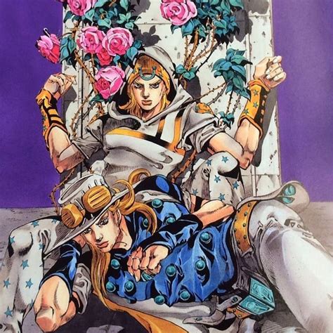 Johnny And Gyro Drawn By Araki For An Illustration For The Artbook