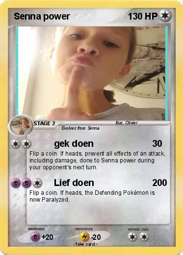 Pokémon Senna Power Gek Doen My Pokemon Card