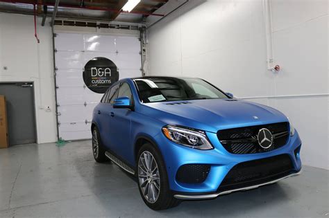 Officially Wrapped 2017 Mercedes Benz Gle 63 Amg In Blue Matte