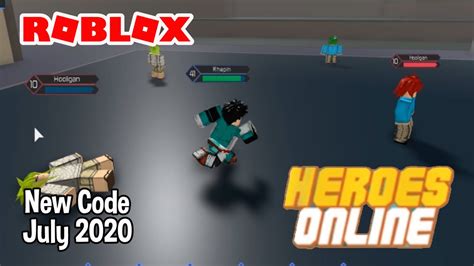 Roblox Heroes Online New And Working Codes July 2020 Youtube