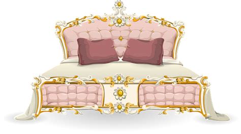 Łóżko luksus sypialnia darmowa grafika wektorowa na pixabay