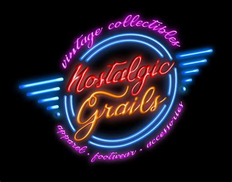 Vector Whiz Nostalgic Grails Logo