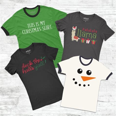 Christmas T-Shirts for your Cricut Machine - Frog Prince Paperie