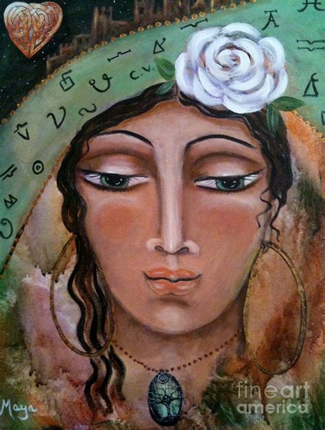 Esmeralda Painting By Maya Telford
