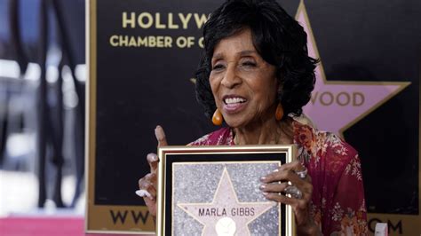 Marla Gibbs Overcome As She Receives Walk Of Fame Star
