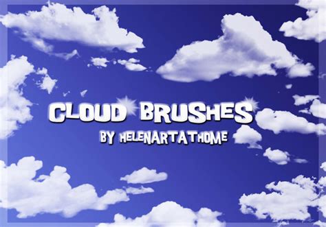 30 Free Cloud Psd Brushes Pack Download Images