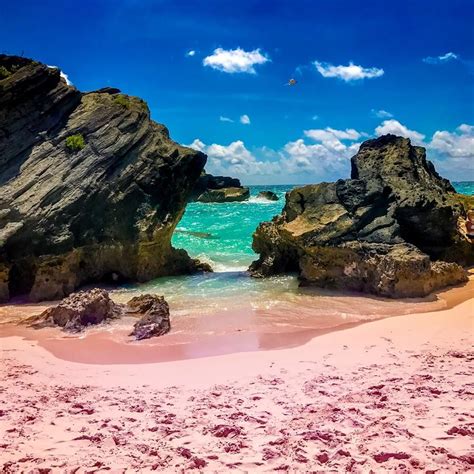 Pink Like Cotton Candy And Just As Sweet Check Out Bermudas Pink Sand Beaches Bermuda Pink Sand