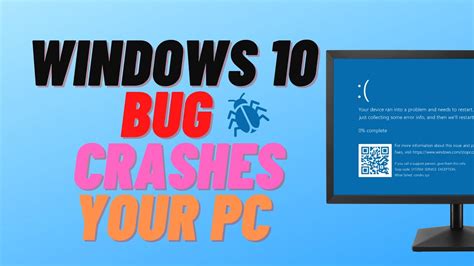 Windows 10 Bug Crashes Your Pc Youtube
