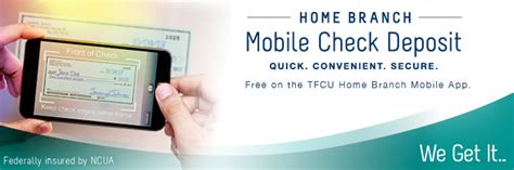 How mobile check deposit works. Home Branch Mobile Check Deposit | Oklahoma | Tinker ...