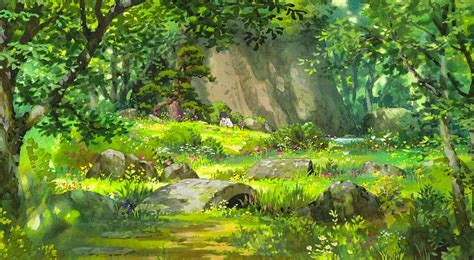 Studio Ghibli Studio Ghibli Garden Scenery Hd Wallpaper Pxfuel