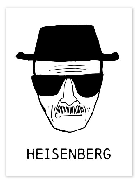 Heisenberg Breaking Bad Av Michael Tarassow Som Poster Canvastavla Och Mer