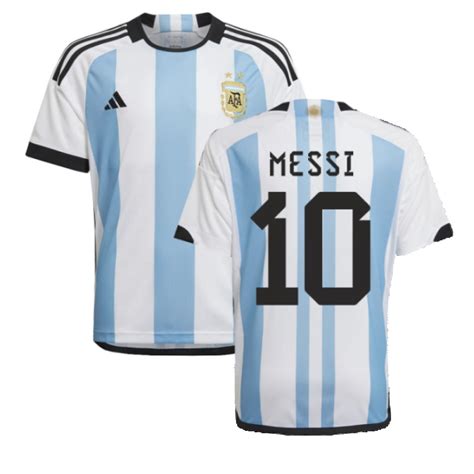 Lionel Messi Argentina National Team Adidas Women S 2022 Winners Home Replica Jersey White Light