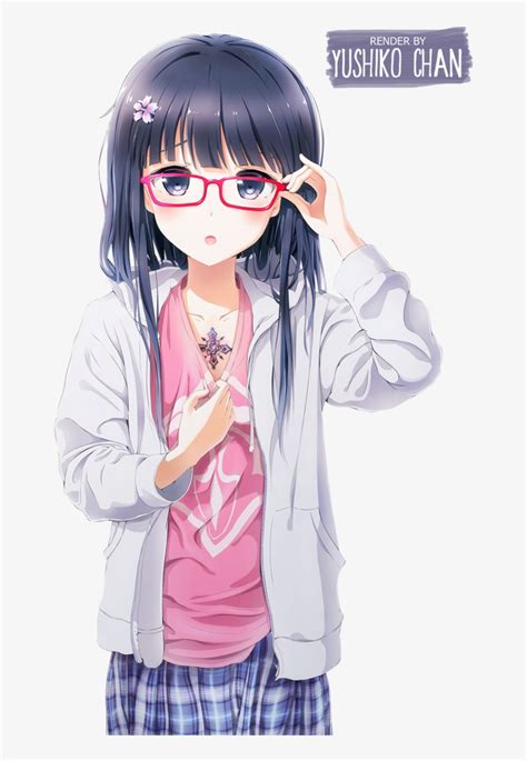 Download Cute Girl With Glasses Anime Stars Read Anime Cute Anime Menina De Óculos
