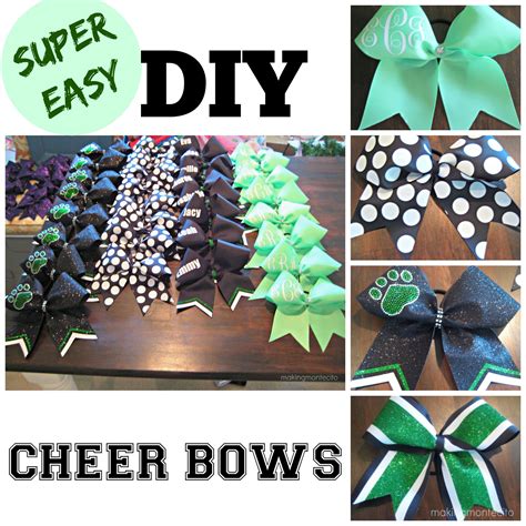 Maybe you would like to learn more about one of these? Super Easy Cheer Bows - Making Montecito | Cheer bows diy, Cheer hair bows, Cheer bows