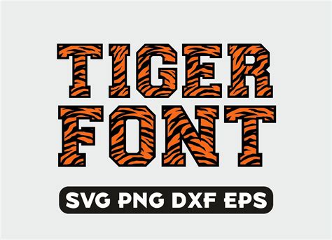 Tiger Svg Tiger Font Tiger Alphabet Animal Font Wild Etsy In 2022