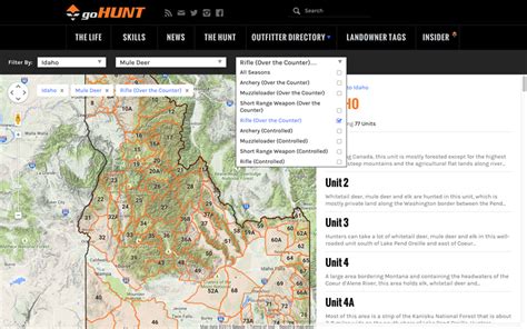 How To Find The Best Hunting Units In Idaho Gohunt