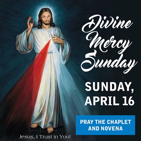 Pray The Divine Mercy Chaplet And Novena Saint Matthew Catholic Church