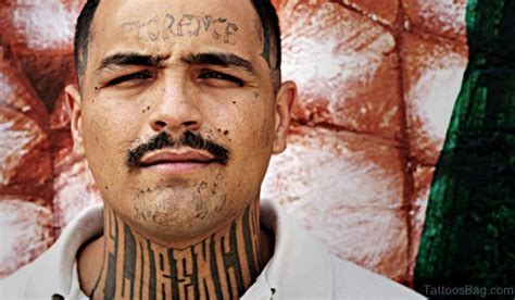 Gangster Gangsta Neck Tattoos For Men