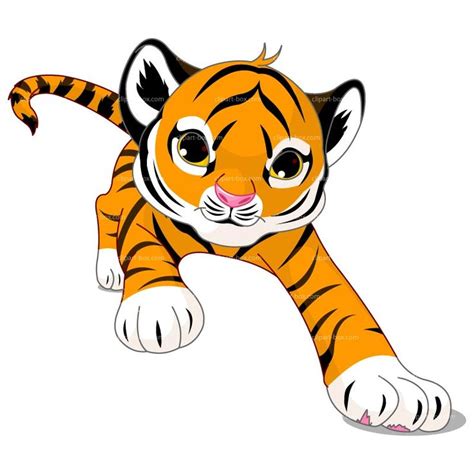 Tiger Clipart Tiger Cartoon Drawing Animal Drawings Baby Tiger
