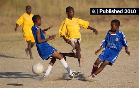 South African Youth League Fights Aids Through Soccer The New York Times