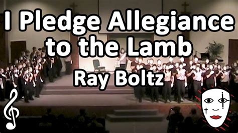 I Pledge Allegiance To The Lamb Ray Boltz Mime Song Youtube